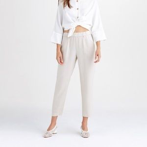 Vetta capsule tapered pant in taupe